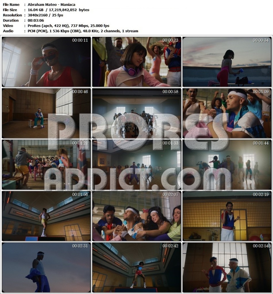 Abraham Mateo – ProRes Addict – The Music video collector